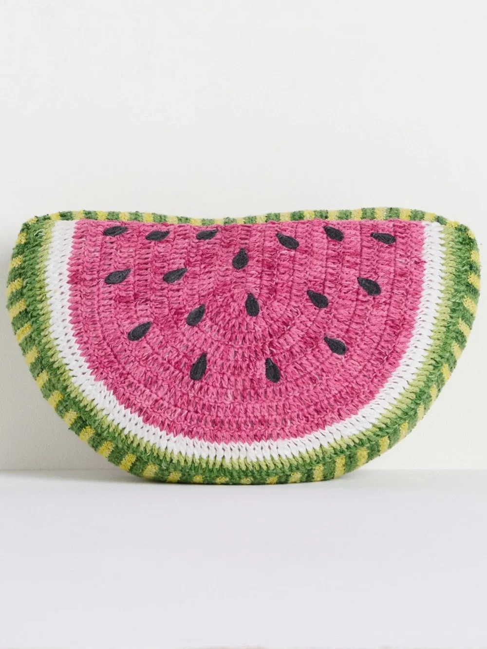 Woven Watermelon Pillow From Anthropologie